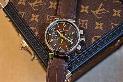 louis vuitton tambour q118f|louis vuitton tambour chronograph watch.